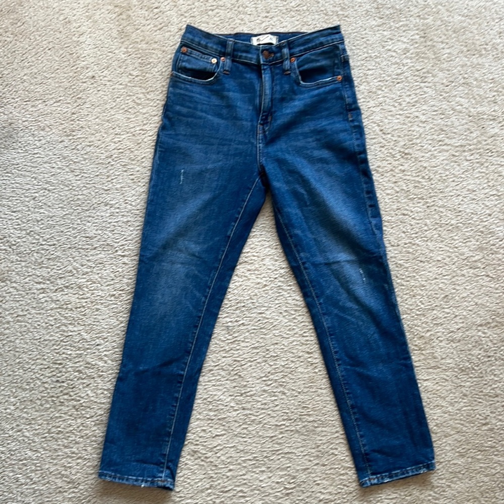 Madewell High Rise Slim Crop Boyfriend
